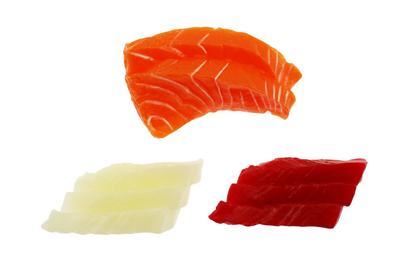 Speed Mao Sashimi Réaliste Filet Alimentaire Ensemble de 3 Échantillons,