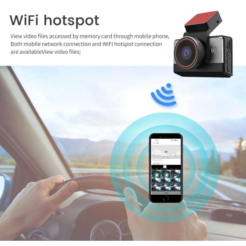 4G LTE 2K Dual Dash Cam, WiFi, GPS, Remote Monitor, Front and Rear, Night Vision