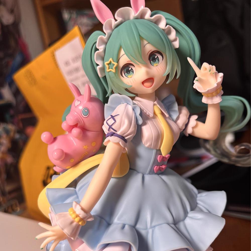Original Genuine Model Hatsune Miku x Rody 20cm AMP Fairy Tale Figure Anime Figurine Collections Toys Gifts Wholesale