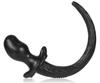 Puppy Tail Beagle Tail Plug 9.5 X 5cm Black - Oxballs - Puppy Play, Tail Dildos