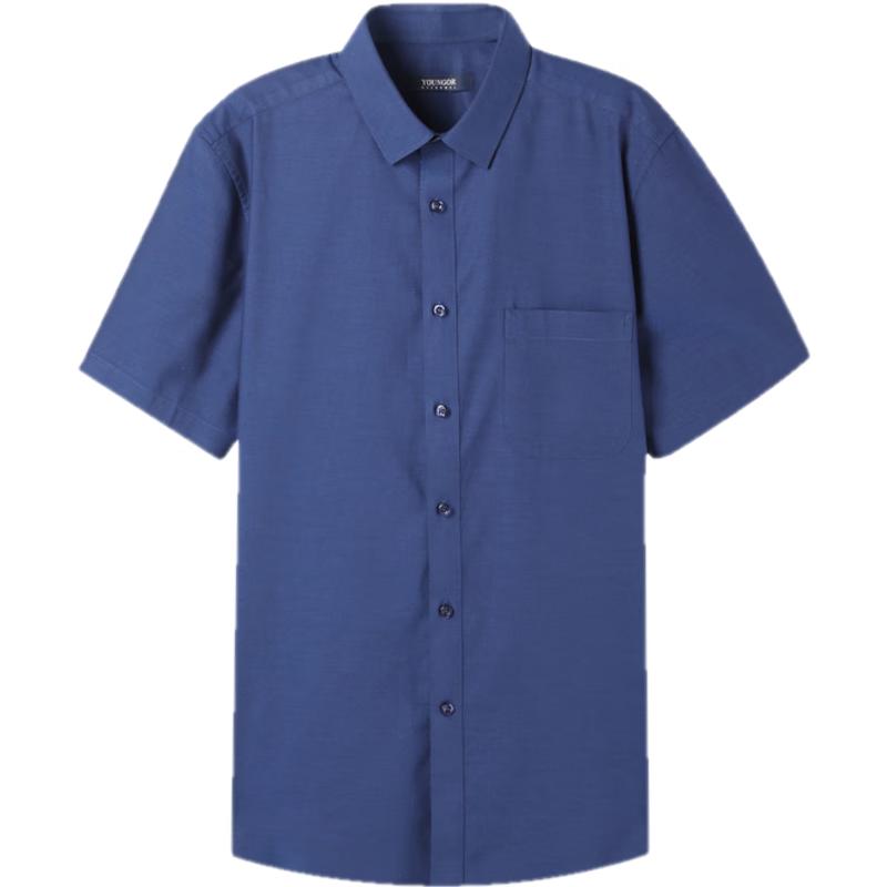 YOUNGOR Men s Short-Sleeve Business Shirt 40
