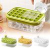 Multi-compartment Silicone Ice Cube Mold Large Capacity Ice Cube Box Household Ice Cube Maker