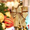 Christmas Home Decoration 5 Colors Bowknot Christmas Tree Party Gift Present Xmas Decoration Creative Accessories Supplies
