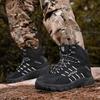 Large Size Combat Boots Men's High-top Outdoor Mountaineering Boots Non-slip Hiking Field Boots Men's Tactical Boots Men