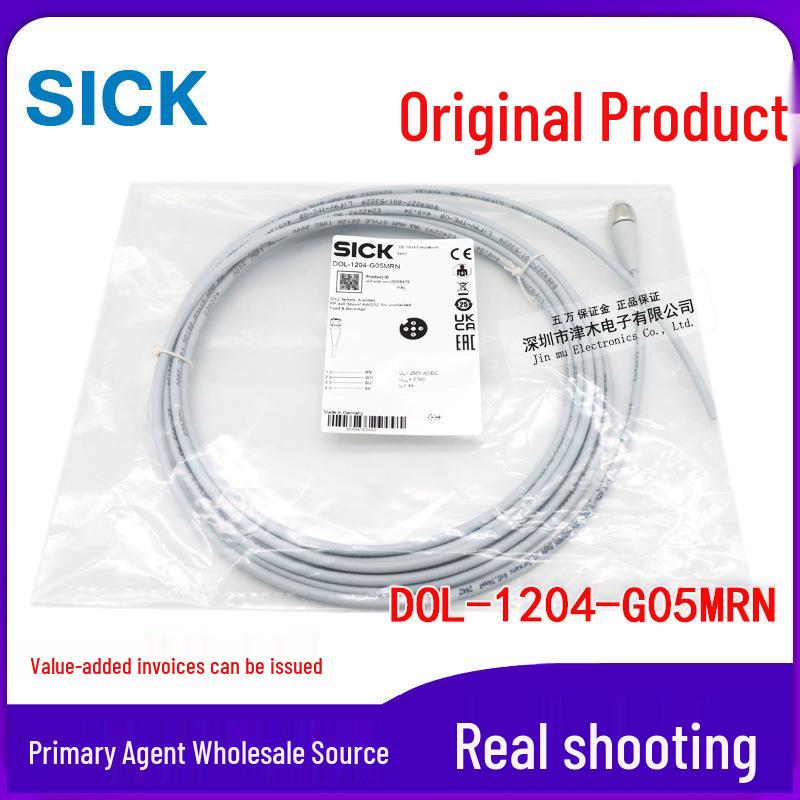 Genuine Sensor Cable DOL-1204-G05MRN M12 4-pin, 5m Straight DOL-1204-G05MRN