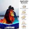 1 ks, Inspirace Lví král Simba Domácí dekorace Přehoz Měkký potah na pohovku, postel, auto, cestování, kempování, kancelářská zdřímnutí