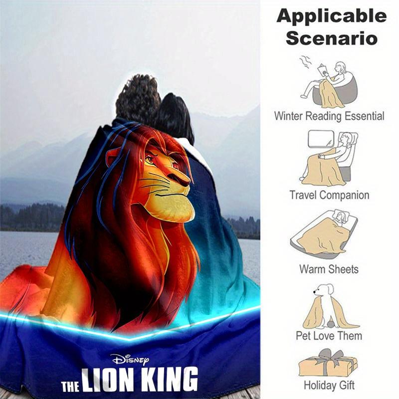 1 ks, Inspirace Lví král Simba Domácí dekorace Přehoz Měkký potah na pohovku, postel, auto, cestování, kempování, kancelářská zdřímnutí