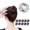 ISHR Chignon Net, Hair Bundling Net, 10 Pieces, Black Hair