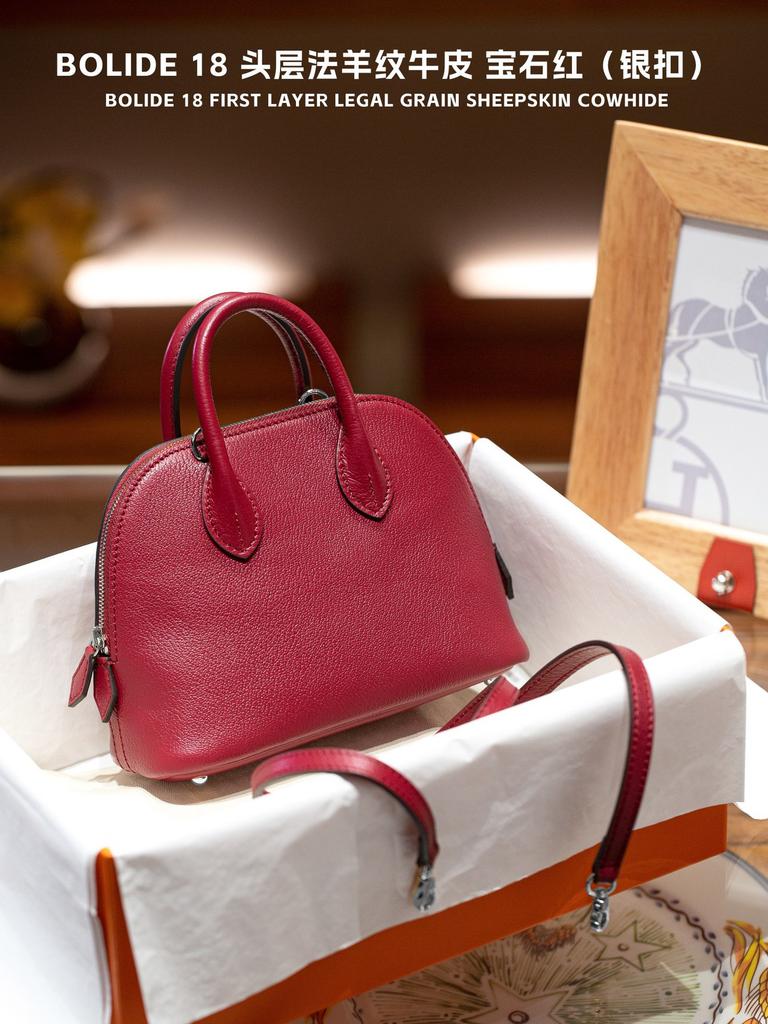 Lagerfeld Bolider 18cm Achseltasche Vollrindleder Halbhandgefertigt Handgenäht Temperaturerhaltungsball Echtes Leder Patchwork Damen Tasche