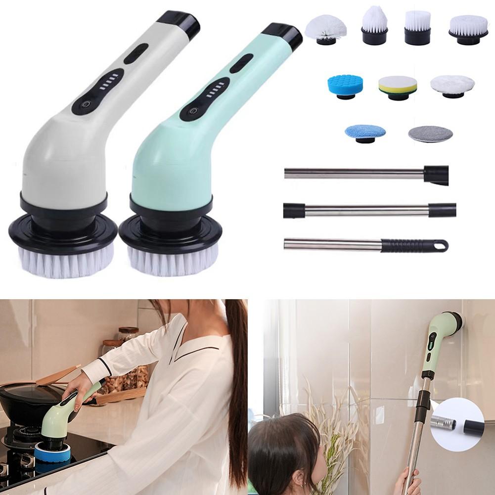 Electric Cleaning Brush Set with Different Heads for Deep Cleaning Needs