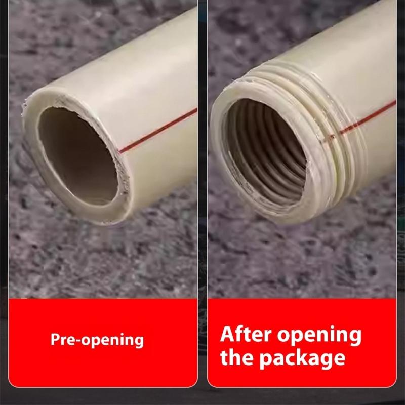 High Speed Steel Water Pipe Tap Threading Tool For Internal External Threading On Plastic Tubes 1/2in or 3/4in Sizes