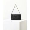 Daks Black Carlisle Embossed Leather Golddd Chain Wallet Bag