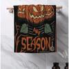 6pcs Rags Halloween Hand Towels Trick or Treat Kitchen Towels Ghost Cat Bat Dish Towels Holiday Tea Towels Home Items