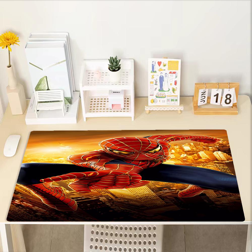 Spider Man Theme Mouse Pad, Non Slip Rubber Base, Multifunctional Office & Home Decor, Perfect for Workspace Personalization.