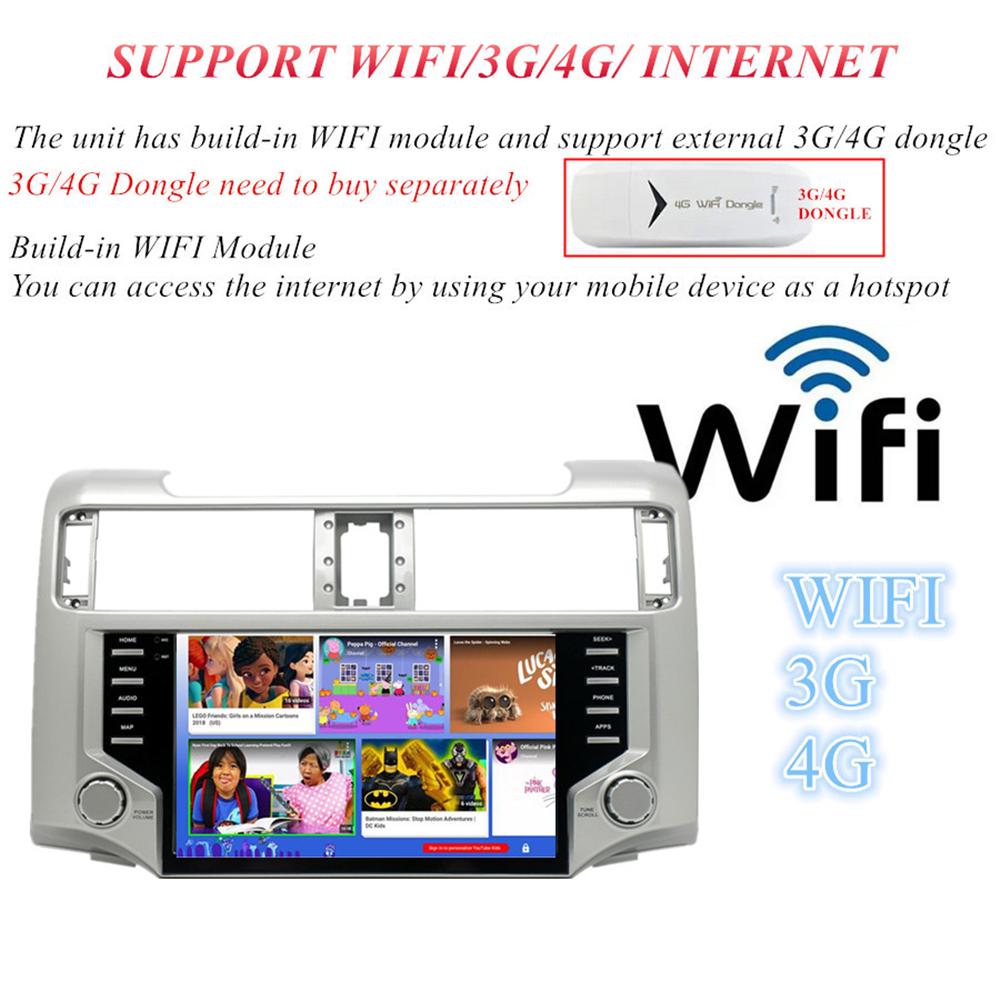 Android 13 Head Unit for Toyota 4Runner 2010-2023