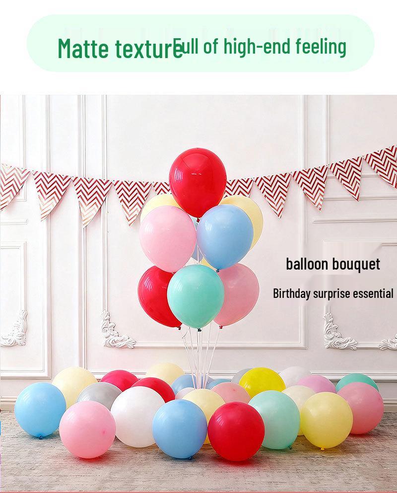 Dopaminové barevné latexové balónky 10'', 1,8g, pro festivaly, dětské aktivity, bankety
