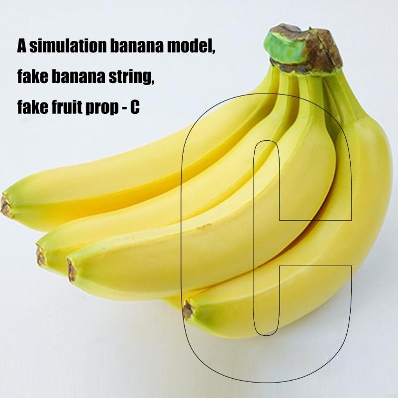 Artificial Banana Simulation Fruit Model for Home Decoration Basket Display