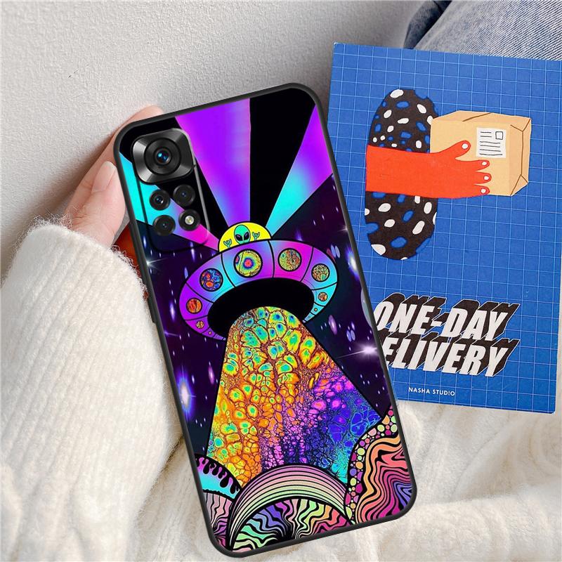 Aesthetics Cartoon Alien Space Funda For Xiaomi Redmi Note 14 Pro 13 9 10 11 12 9S 10S 11S 12S Redmi 13C 10C 12C 14C Case