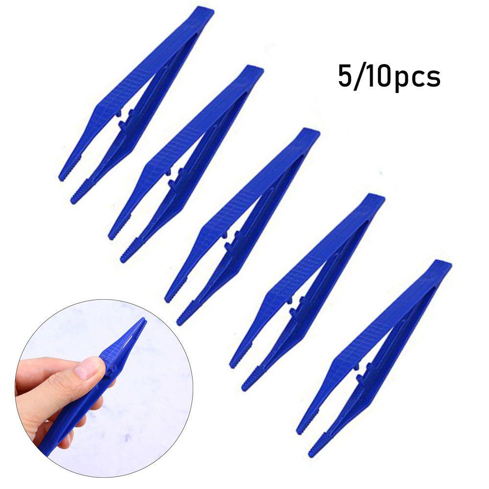 Applicator Medical Beads Tools Plastic Tweezer Kit Hand Tool Set Forceps for Crafts Repair Tweezers