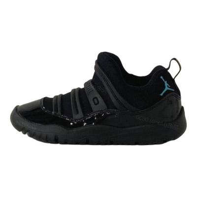 Air  11 Retro PS Little Flex Comfortable Durable High-Top Kids Basketball Shoes Kids Sneaker Black Gamma-Blue BQ7101-047