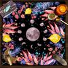 Geometric Divinations Table Cloth Board Game Oracles Card Pad Rune Support Mat