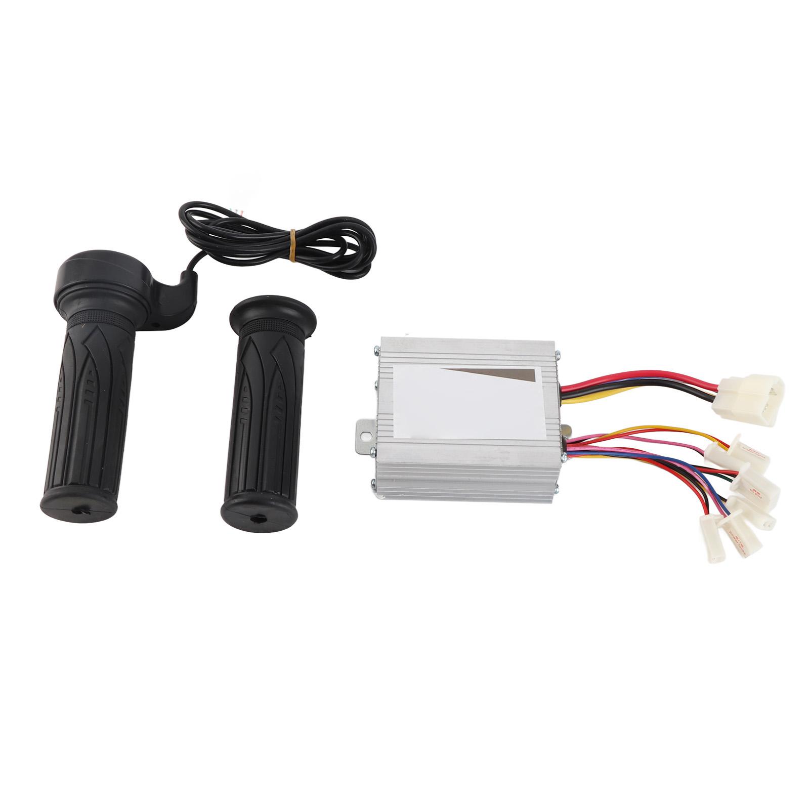 

12V 500W Brush Speed Motor Controller with Throttle Grip Undervoltage Protection for Motorcycle Electric Bike Scooter