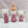 Tulip Shape Resin Mould Perfume Bottle Candle Silicone Mold Plaster Aromatherapy