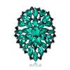 Fashion Rhinestone Crystal Flower Shape Brooches For Women Clothing Coat Jeweley Accessries Gifts