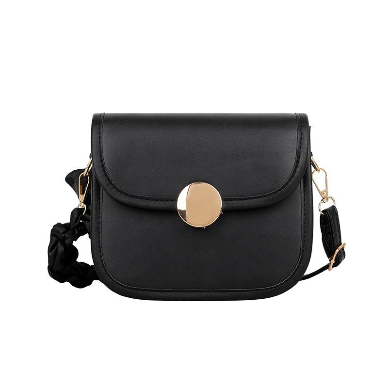 Trendy Crossbody Messenger Bags For Women Fashion Small Underarm Shoulder Bag Purse All-match Female Solid Color Hasp Flap Bag
