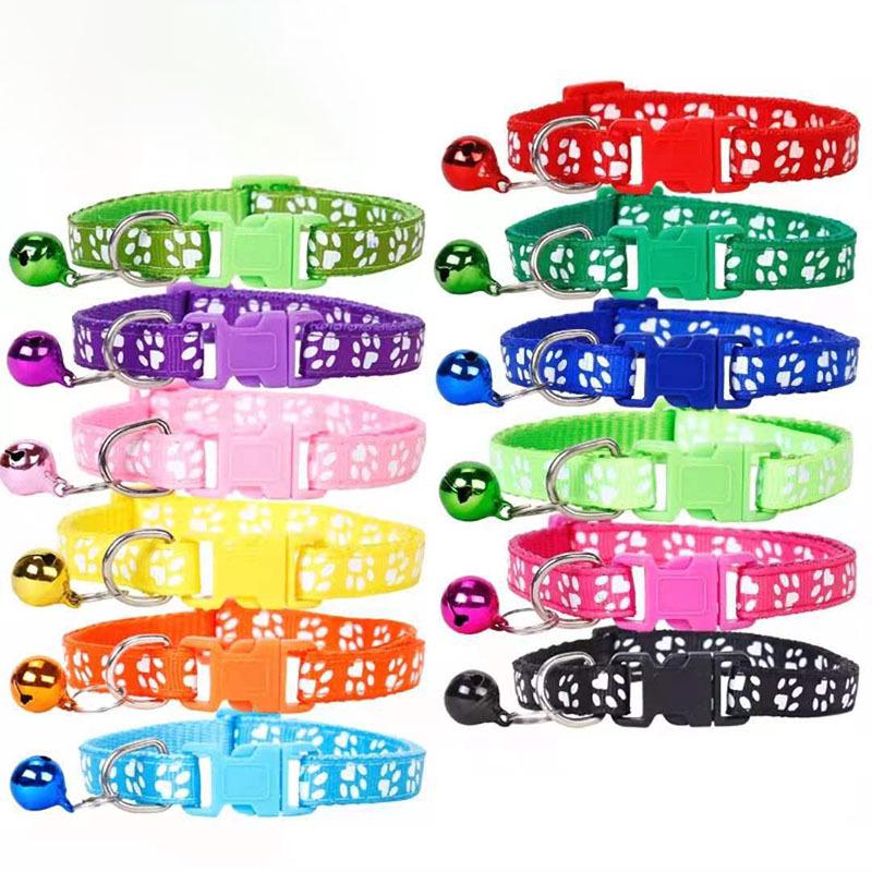 

Adjustable Pet Collar with Bell for Small Cats and Dogs рожевий
