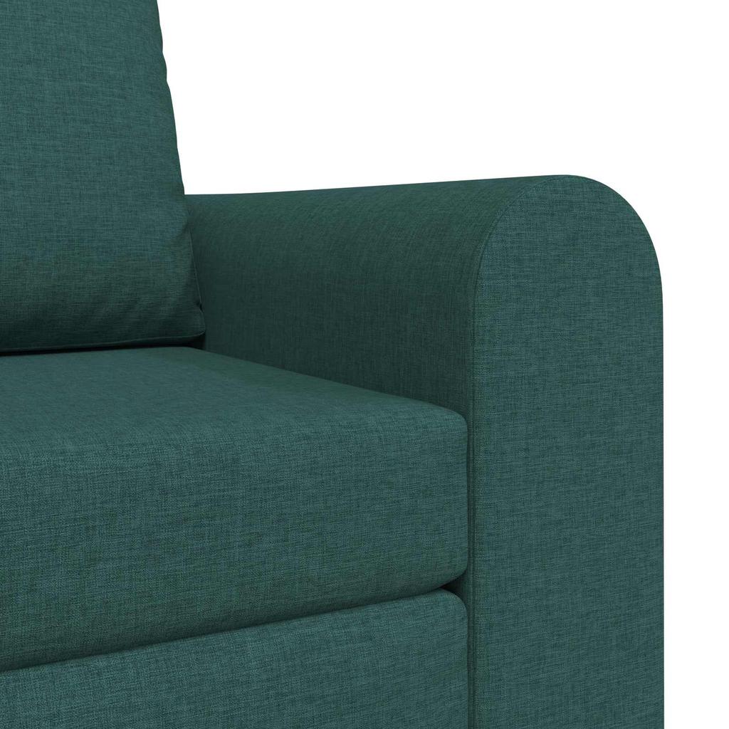 Dark Green Sofa Bed 98 x 71 x 83 cm Fabric