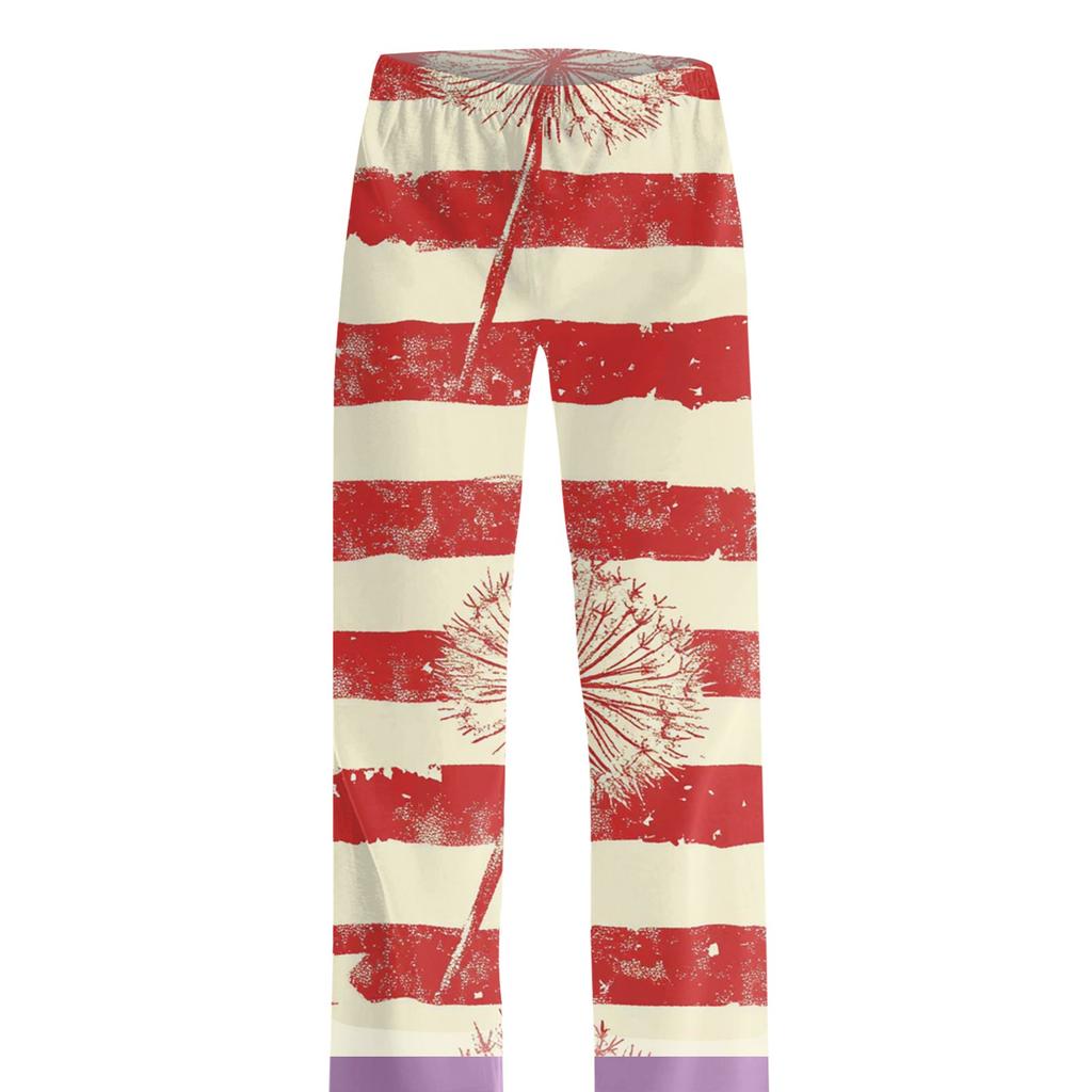 Kinder Jungen Mädchen Sport Unabhängigkeitstag Bedruckte Tasche Lässige Sporthose