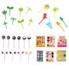 Cartoon Fruitvork Creatief Leuke Fruitvorm Kinderen Snack Taart Dessert Lunch Prikker Bento Box Decoratie