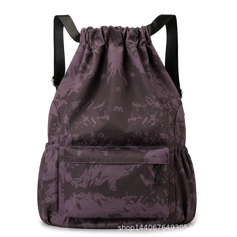 Basketball Rucksack mit Kordelzug - Unisex Doppel-Schulter Sport-Gymnastiktasche mit großem Fassungsvermögen