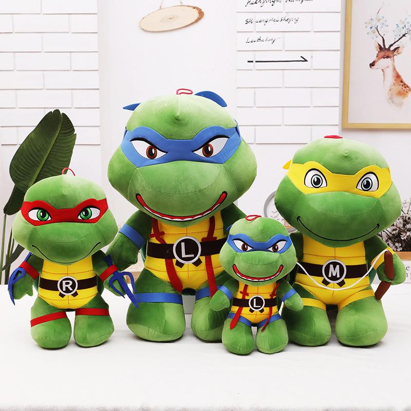 Q Version of The Twilight Ninja Turtle Plush Doll Big Eye Turtle Variety Age Doll Pillow Rag Doll Toy