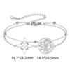 Cavigliera Jeshayuan Pentagramma della Strega per Donna Cavigliera Tetragrammaton Ebraico Cavigliere Nodo della Strega Gioielli Amuleto Regalo