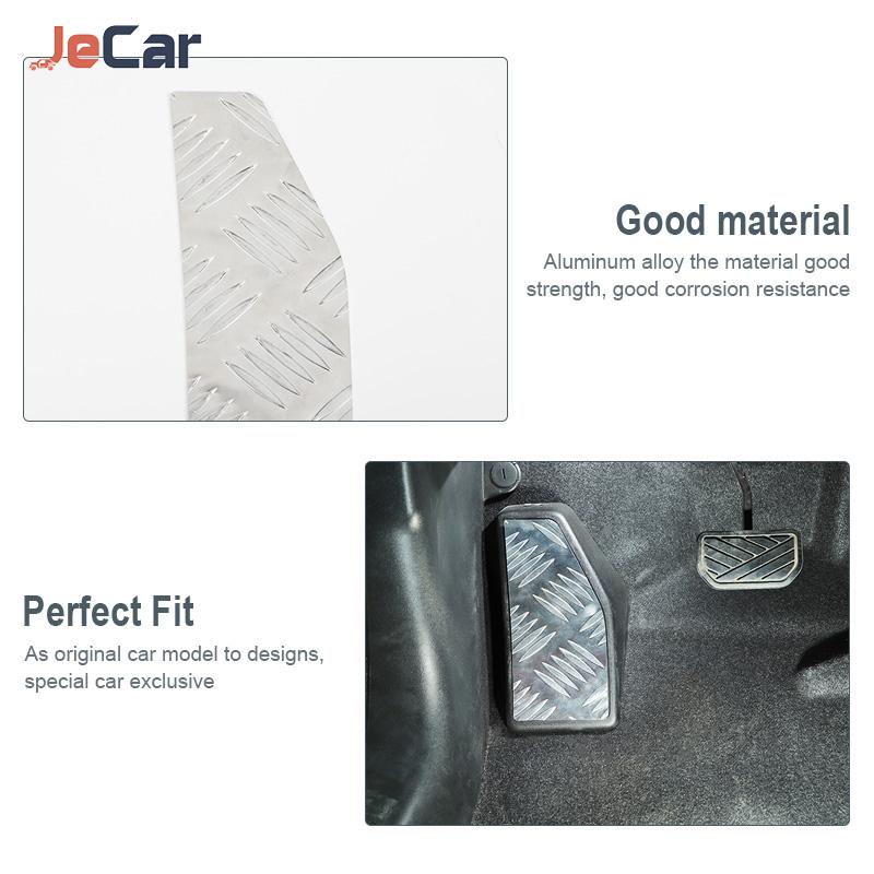Din aliaj de aluminiu, picior stâng, tampoane anti-alunecare pentru pedale de mașină, suport pentru picioare, capac de protecție, potrivit pentru Suzuki Jimny -