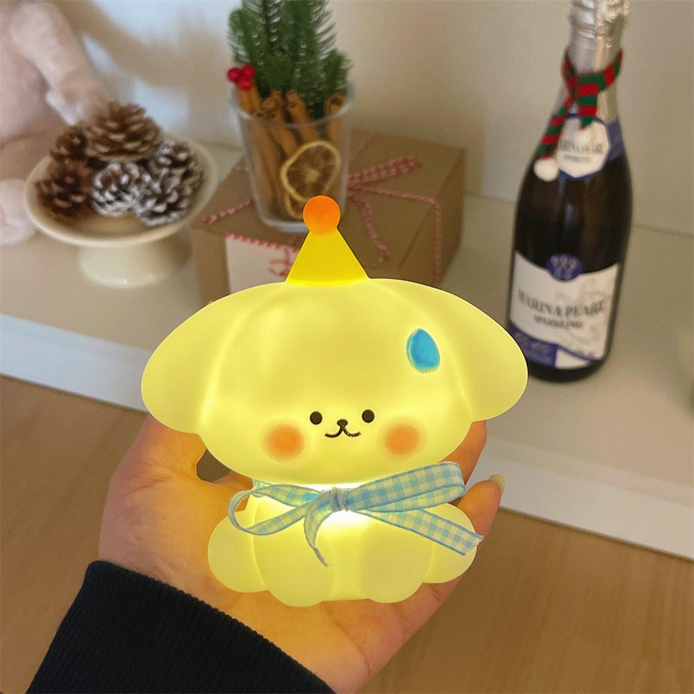 Lamp Button Night Cell Powered Cartoon Cute Dog Shaped Atmosphere Lights