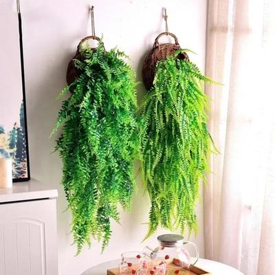 80CM Künstliche Persische Farn Pflanzen Rebe Hängekörbe Gefälschte Pflanze Girlande Rattan für Wand Garten Home Hochzeit Party Decor