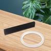 1/4 10in Set Tape Splicing and Leader Tape Sound Metal Splicing Kit for Open Reel Tape Recorders