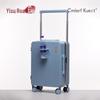 Cmierf Kuect Multi-functional Wide Aluminum Rod Luggage