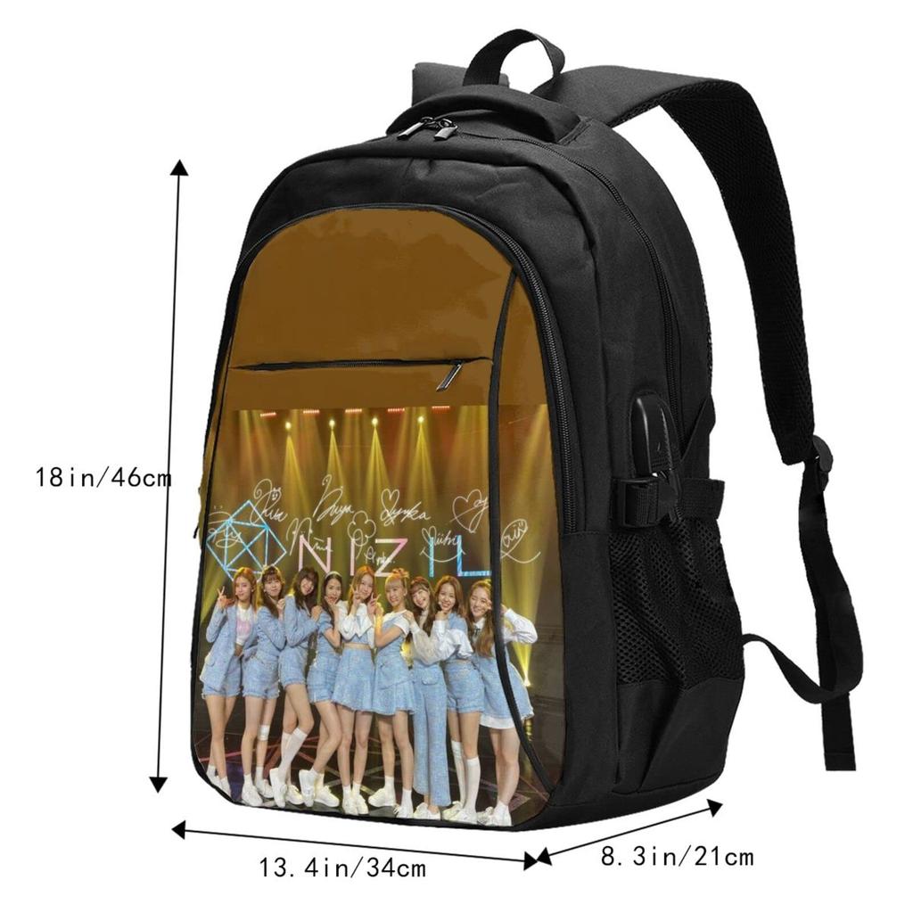 LDU Niju Goods Perfect for Business and with USB and Earphone 21cm Thick x 46cm Wide x 34cm Men's Backpack, Commuting, School, Trips, Travel. Unisex,