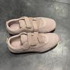 Rindslederversion der neuen Retro-Klettverschluss-Ballett-Damen-Freizeit-Sportschuhe