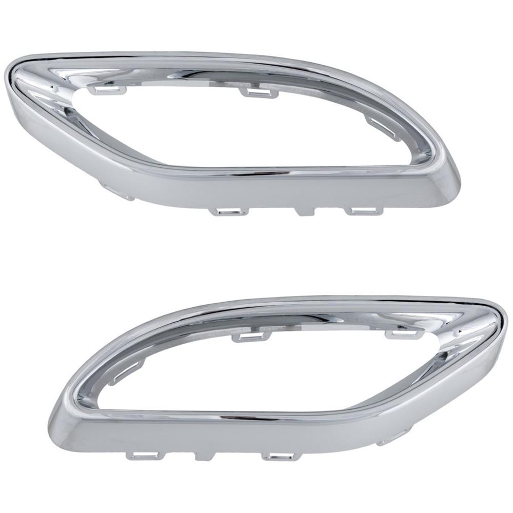 For Mercedes-Benz A220 2019-2022 Bumper Cover Hole Trim Driver and PassengerSide