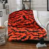 1pc Bat Print Blanket Warm, Cozy, And Soft, Suitable for Sofas, Beds, Cars, And Office Use.Perfect for Camping And Travel, Making It a Great Gift for