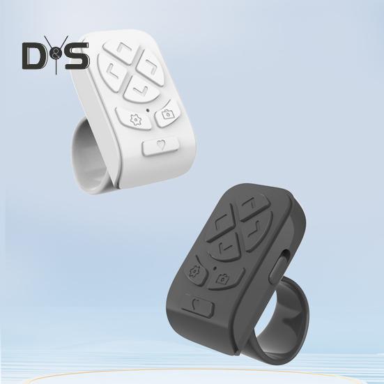 Fernbedienung Stabile Verbindung Universal Tragbare Drahtlose Bluetooth-kompatibel Fingertip Selfie Video Controller Automatische Seite Tuner