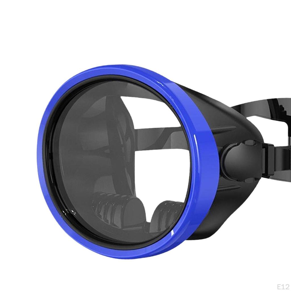 Compact Scuba Goggles for Freediving with Silicone And Glass