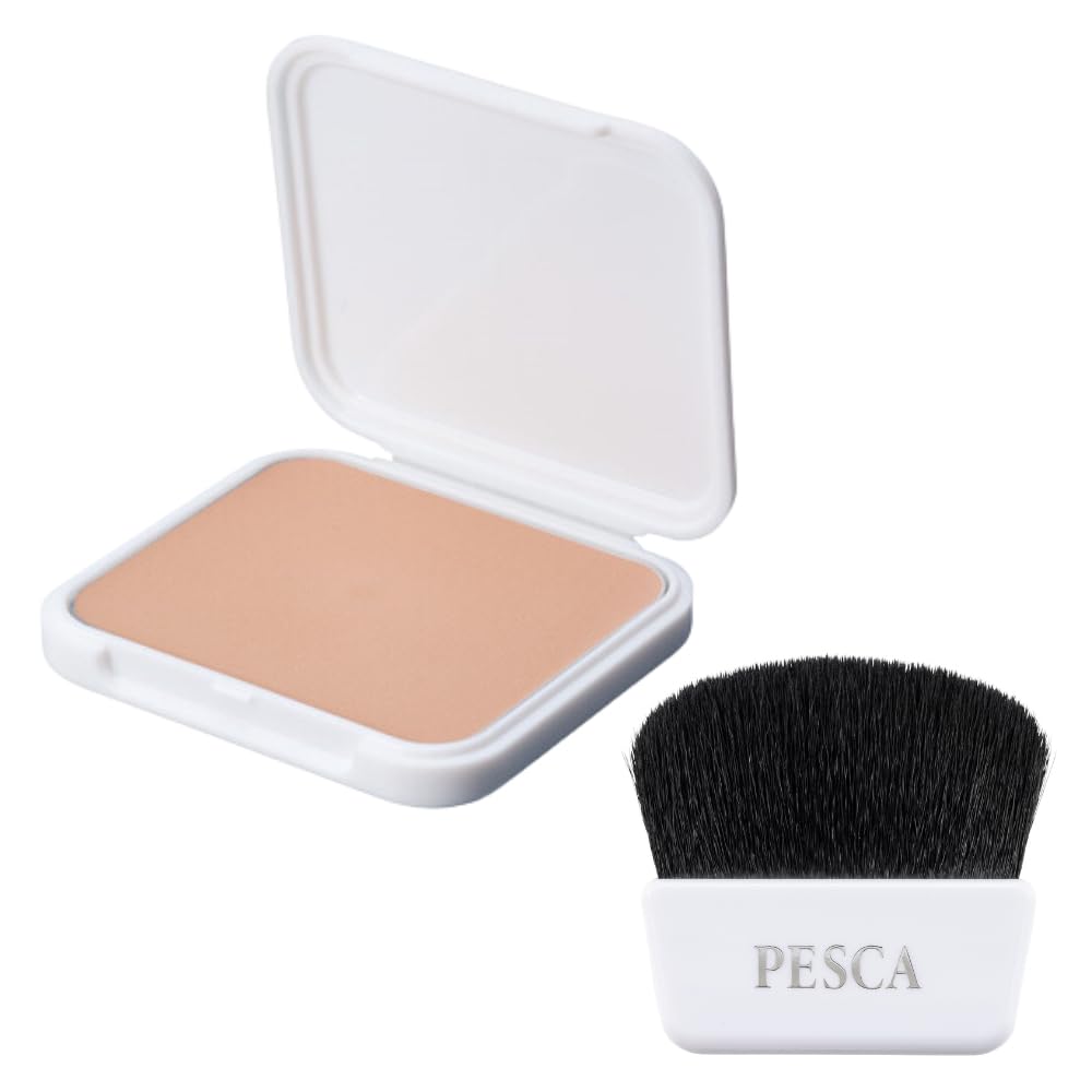 

PESCA Pikgelique Serum Powdery Face Brush Nude for Fair Skin BB-EX [Refill & Set] Pink,