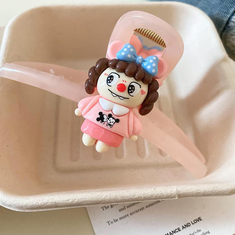 

Cartoon doll bow hair grab personality creative niche hairpin ins style Internet celebrity versatile hair accessories
