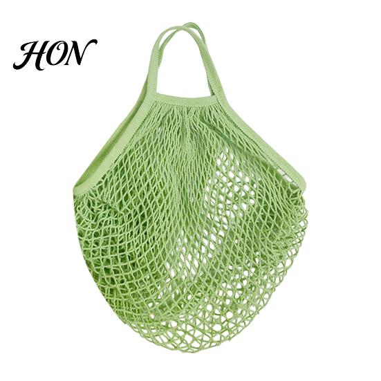 Heavy Duty Reusable Grocery Totes Cotton Mesh Bag, Eco Friendly Foldable String Lightweight Portable Handbags for Fruits Vegetables And Daily Shopping